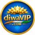 Golden and blue circular DiwaVIP logo with lotus icon, premium 3D text, and Indian tricolor design on luxury background.